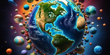 Estimating the Number of Atoms on Earth Space and earth how many atoms on earth