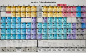 vertical columns on the periodic table are called